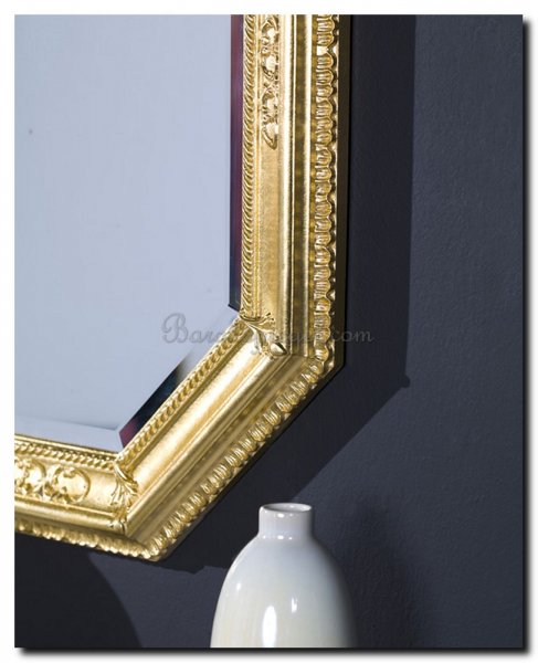 detail-foto-zeskantige-spiegel-goud