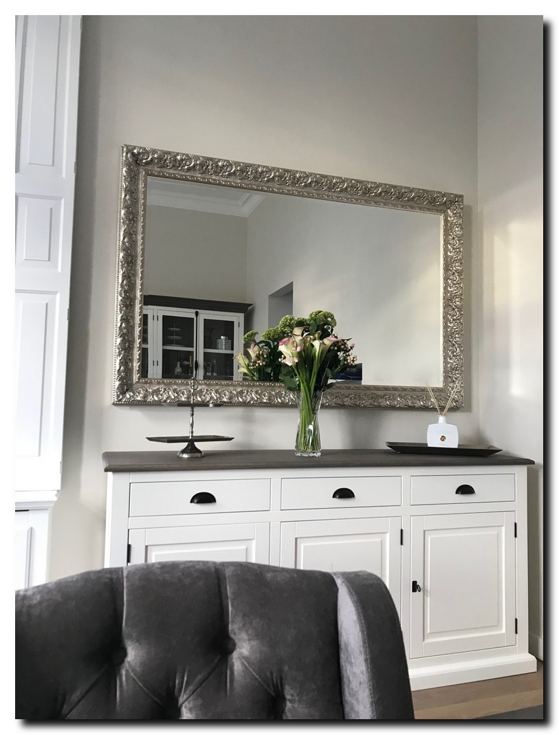 Uitstralen Merg bedelaar Dressoir spiegel, bekijk onze decoratie tips met veel sfeer foto's -  barokspiegel