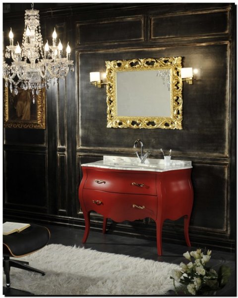 venetiaanse spiegel in badkamer