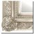 William Koninklijke spiegel met barok zilveren lijst