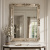 7.1694/4-B-A Mediterrane barok spiegel Adriane Zilver buitenmaat 72x92cm Aanbieding!