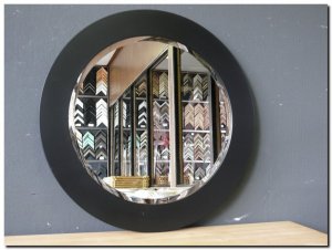 Ronde design spiegel Natalia Mat Zwart Aanbieding