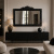 Muscorino 2 Spiegel Vito Hoogglans zwart 93x139cm Aanbieding!